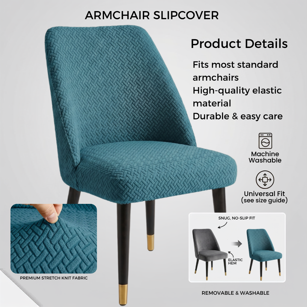 Stripe Jacquard Chair Covers -CC_D2