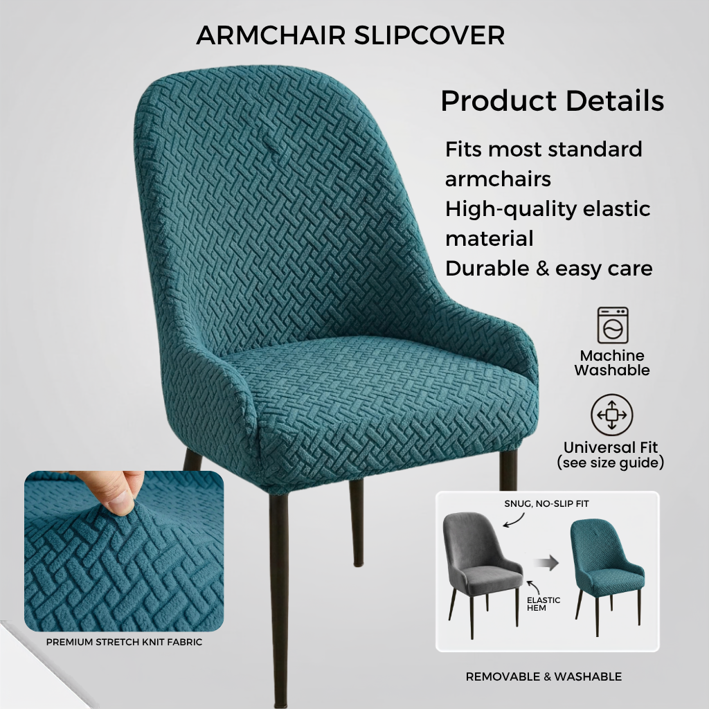 Stripe Jacquard Chair Covers -CC_D4
