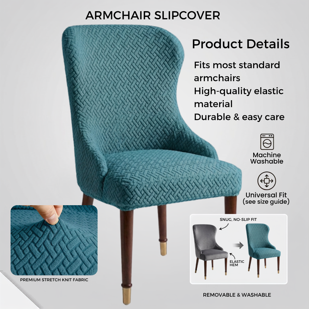 Stripe Jacquard Chair Covers -CC_D3