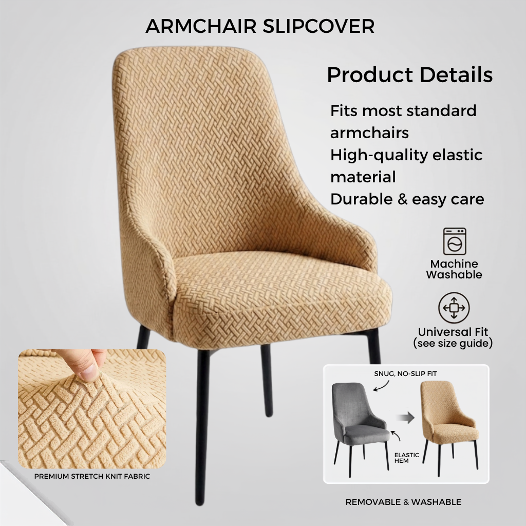 Stripe Jacquard Chair Covers -CC_D1