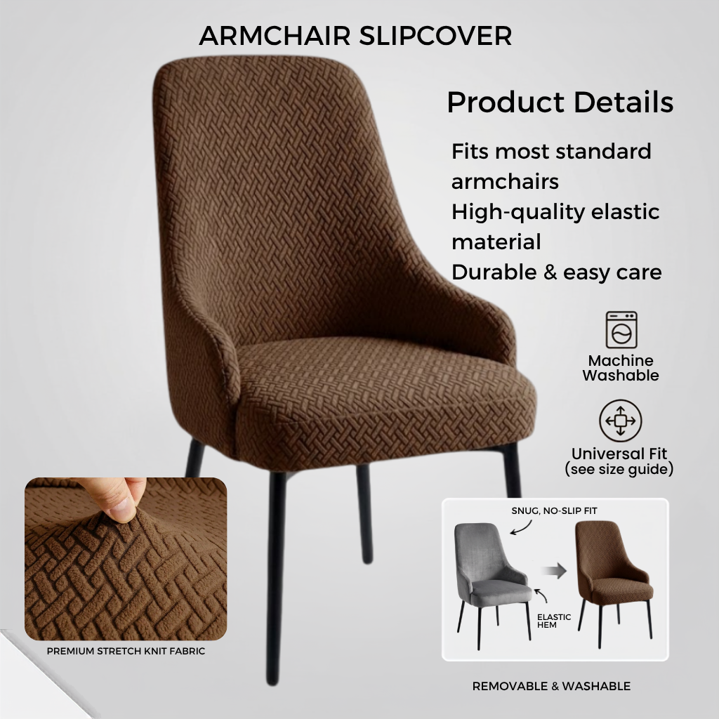 Stripe Jacquard Chair Covers -CC_D1