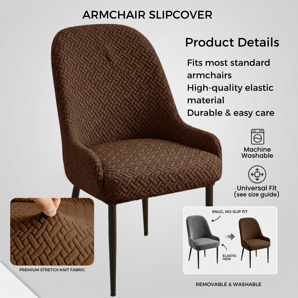 Stripe Jacquard Chair Covers -CC_D4