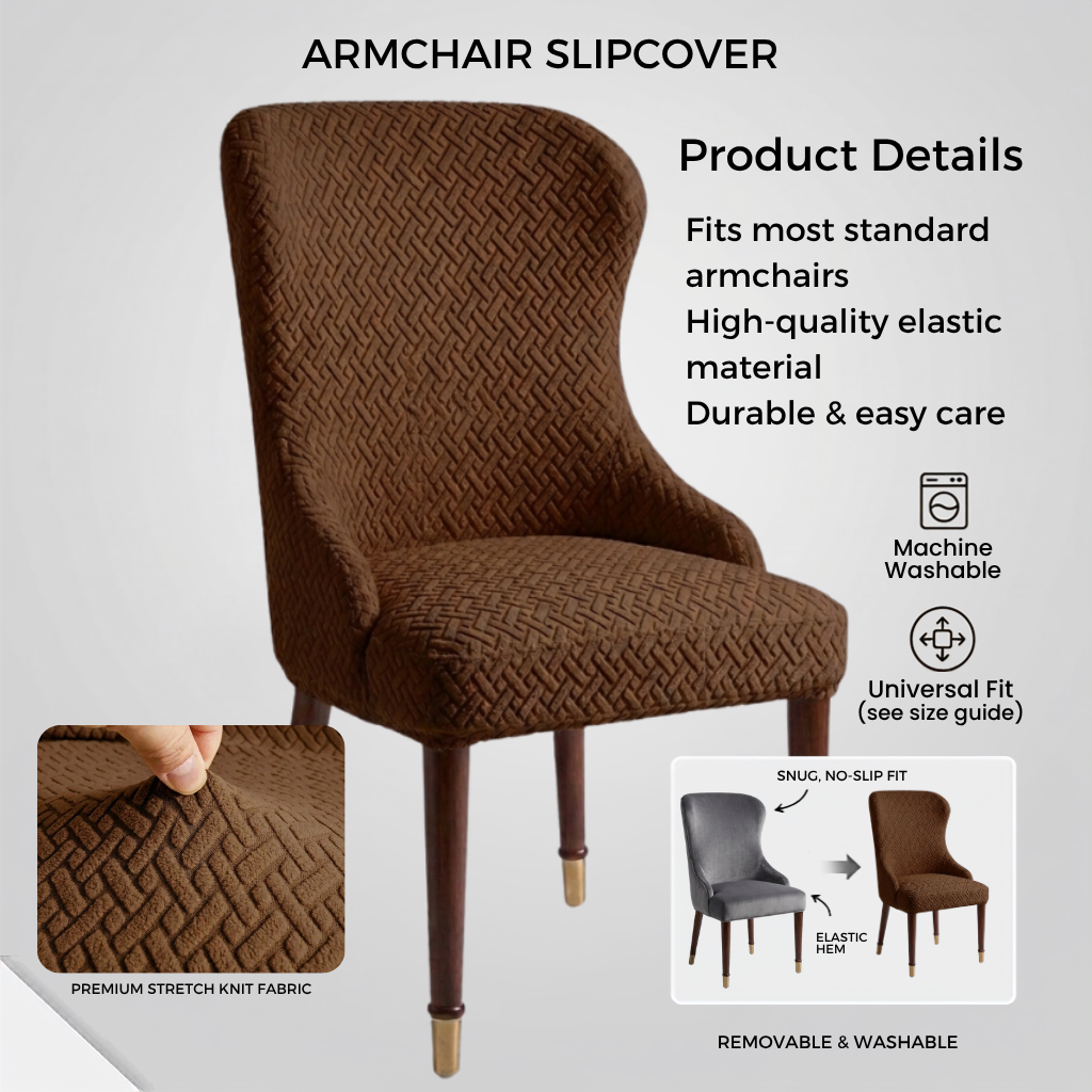 Stripe Jacquard Chair Covers -CC_D3