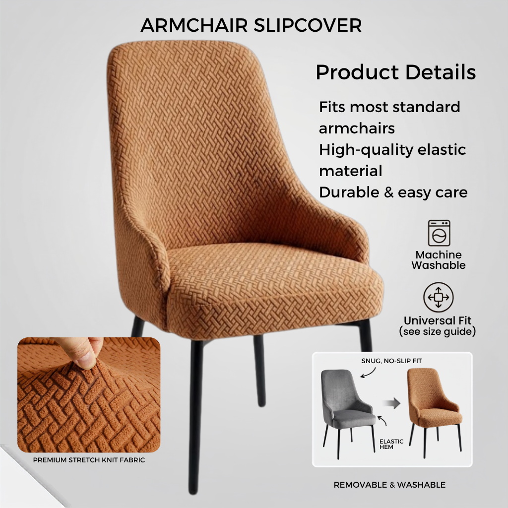 Stripe Jacquard Chair Covers -CC_D1