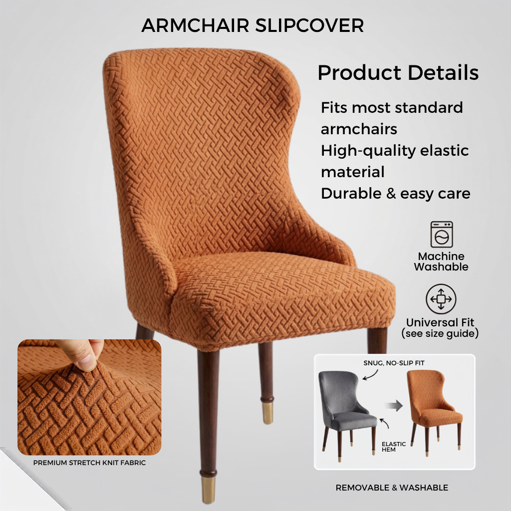 Stripe Jacquard Chair Covers -CC_D3