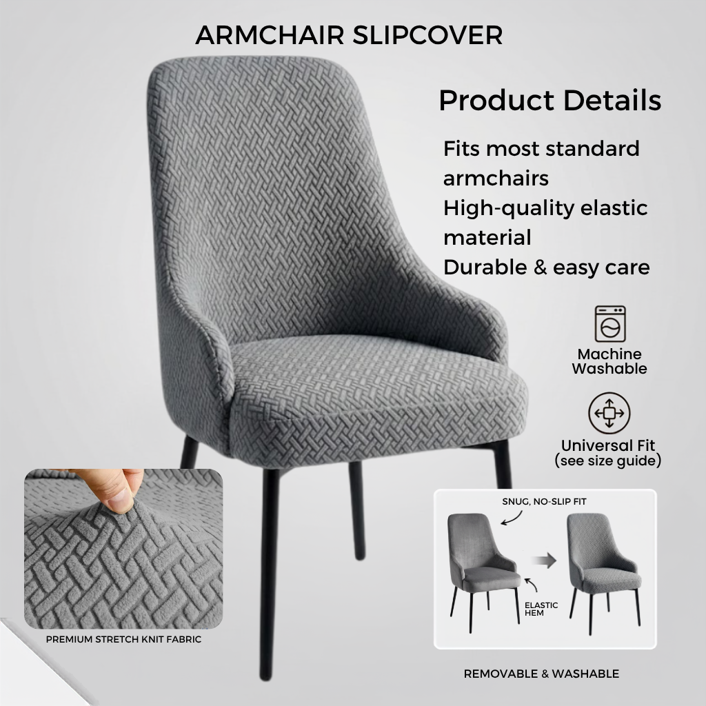Stripe Jacquard Chair Covers -CC_D1