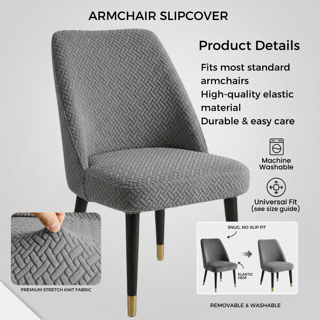 Stripe Jacquard Chair Covers -CC_D2