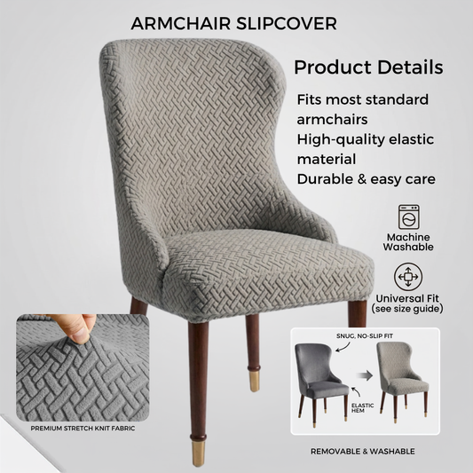 Stripe Jacquard Chair Covers -CC_D3