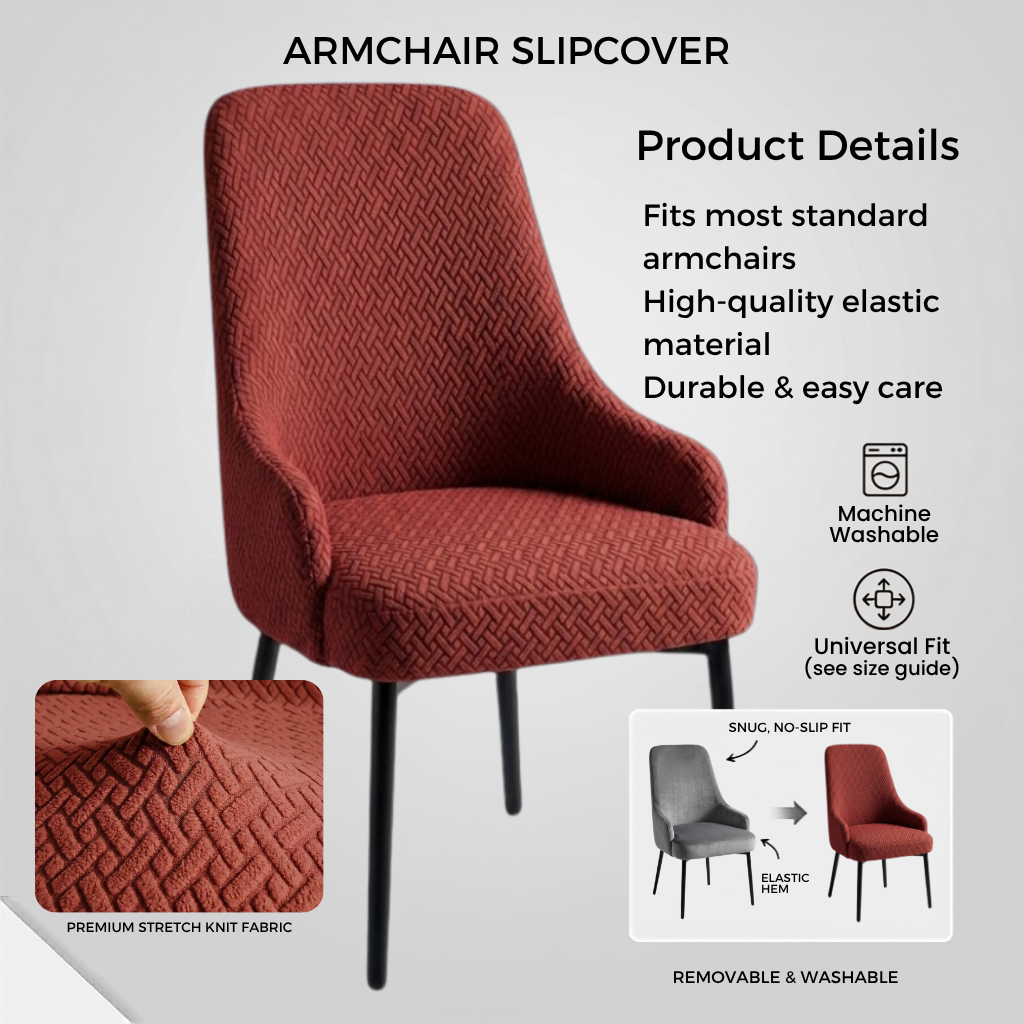 Stripe Jacquard Chair Covers -CC_D1