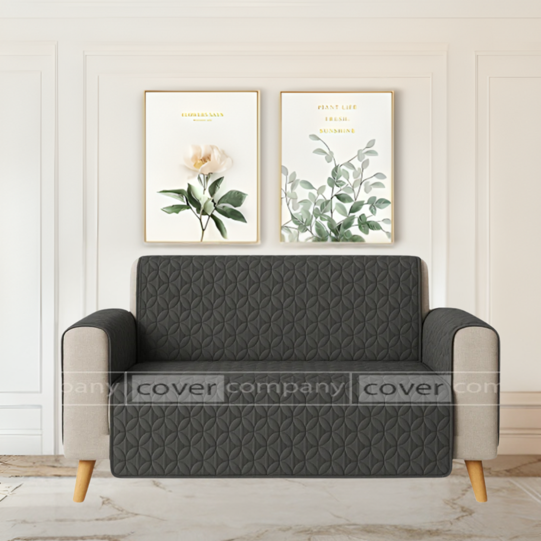 Ultrasonic Sofa Cover  (GREY )
