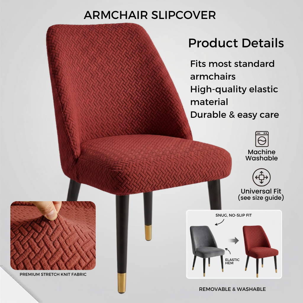 Stripe Jacquard Chair Covers -CC_D2
