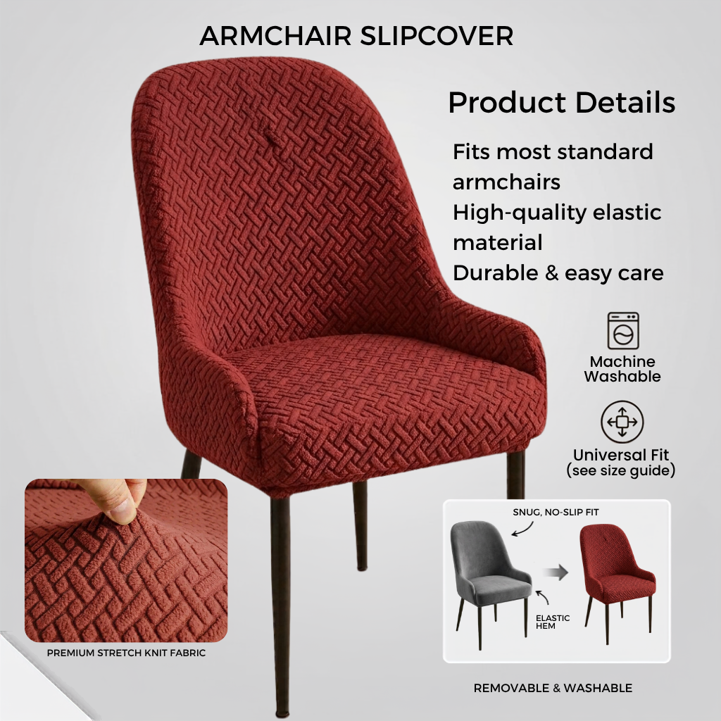 Stripe Jacquard Chair Covers -CC_D4