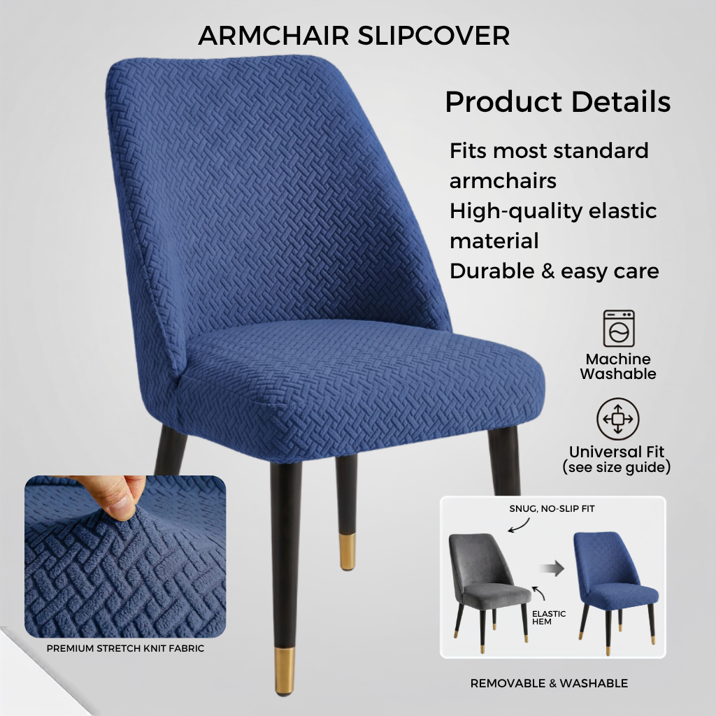 Stripe Jacquard Chair Covers -CC_D2