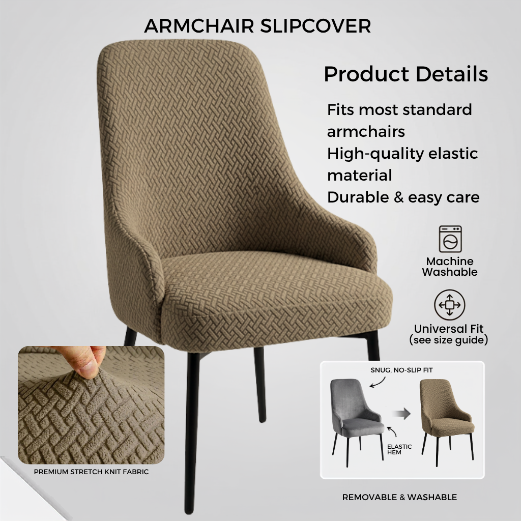 Stripe Jacquard Chair Covers -CC_D1