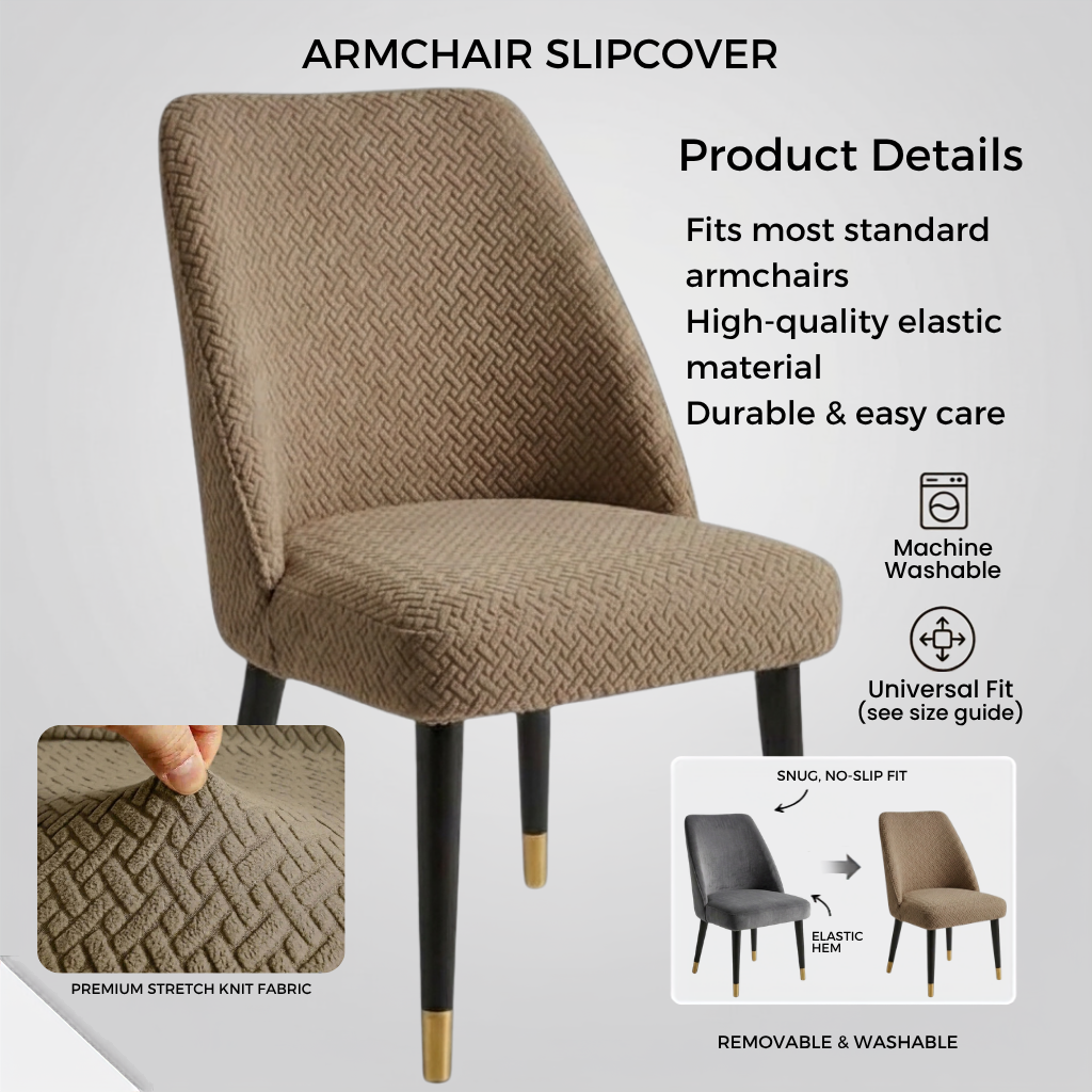 Stripe Jacquard Chair Covers -CC_D2