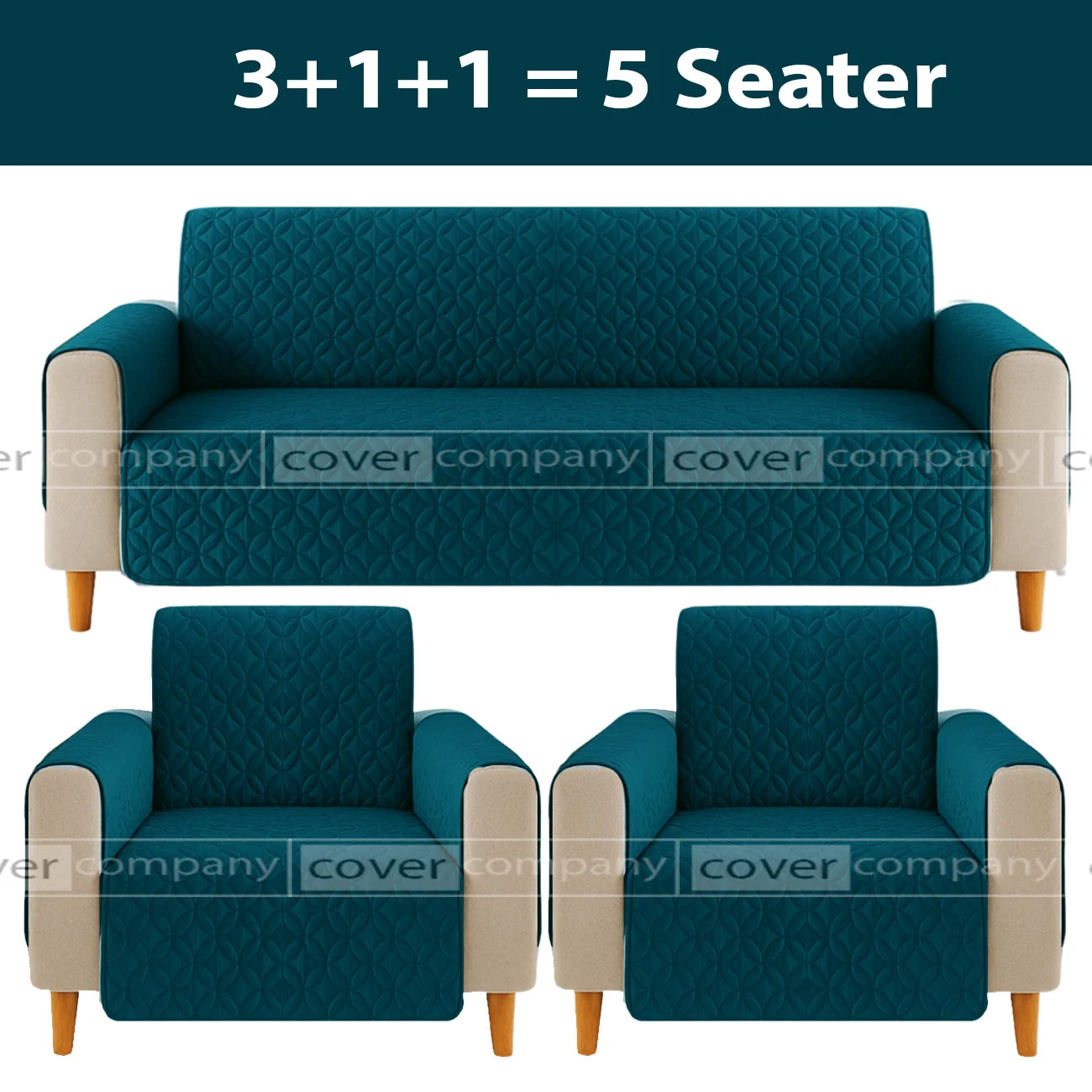 Ultrasonic Sofa Cover (Zink )