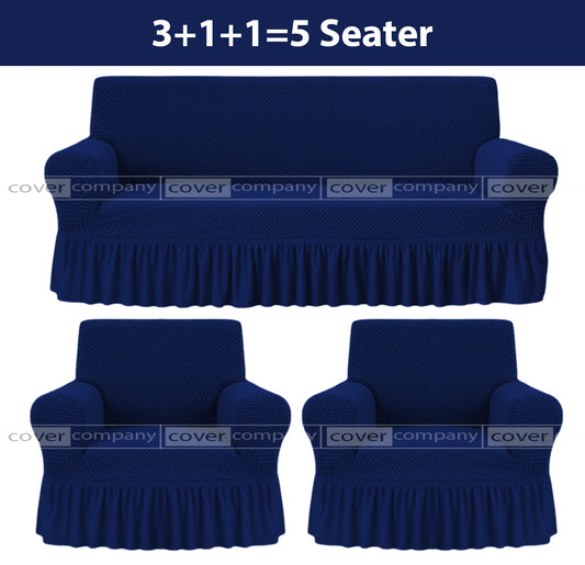 Turkish Style Sofa Cover Blue