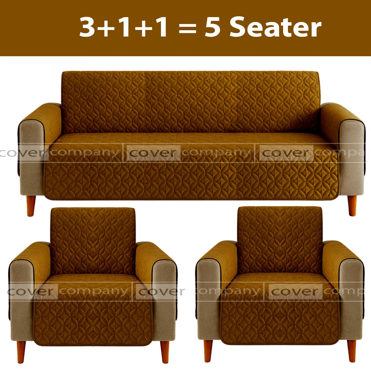 Ultrasonic Sofa Cover (coper)