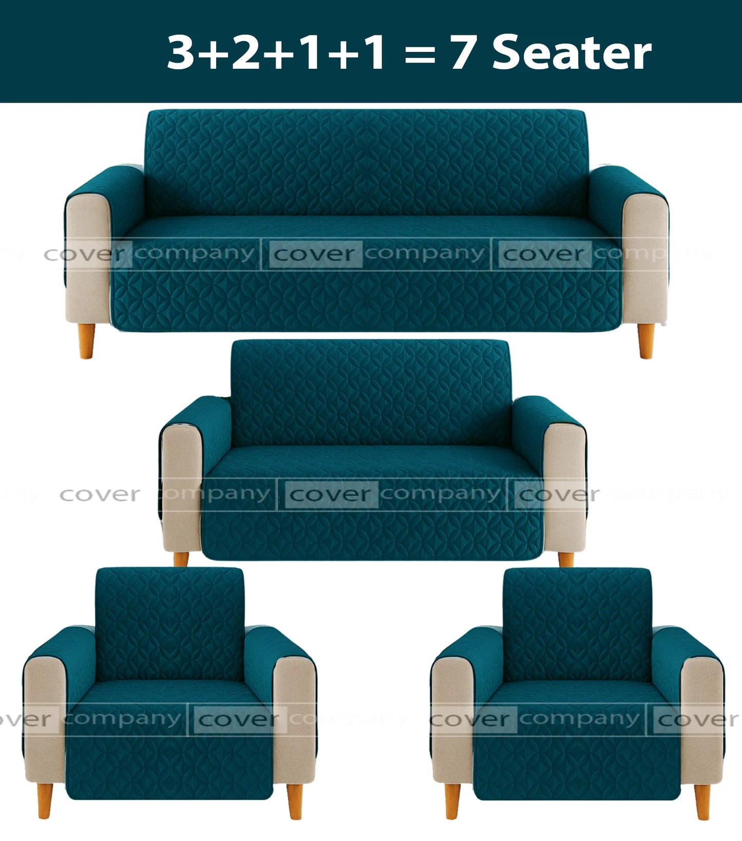 Ultrasonic Sofa Cover (Zink )