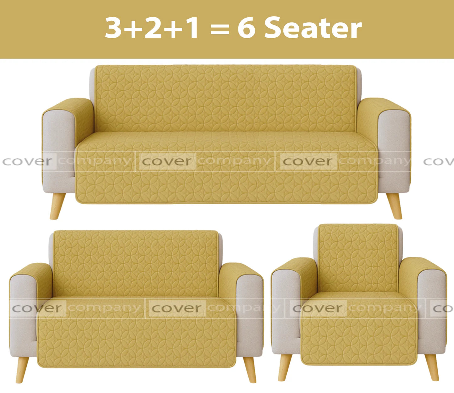 Ultrasonic Sofa Cover  (baige)