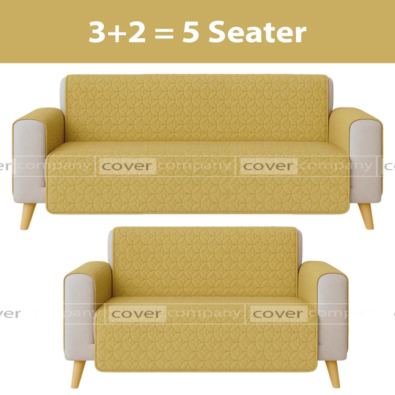 Ultrasonic Sofa Cover  (baige)