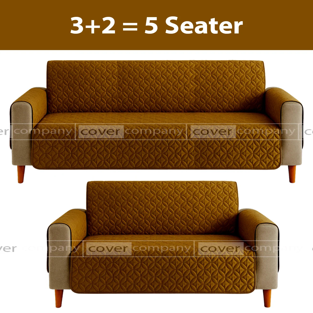 Ultrasonic Sofa Cover (coper)