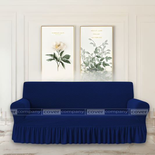 Turkish Style Sofa Cover Blue