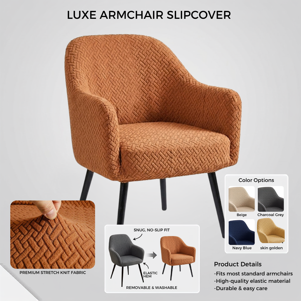 Stripe Jacquard Chair Covers -CC_D5
