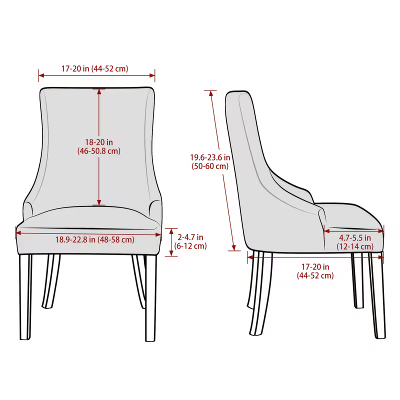 Stripe Jacquard Chair Covers -CC_D1