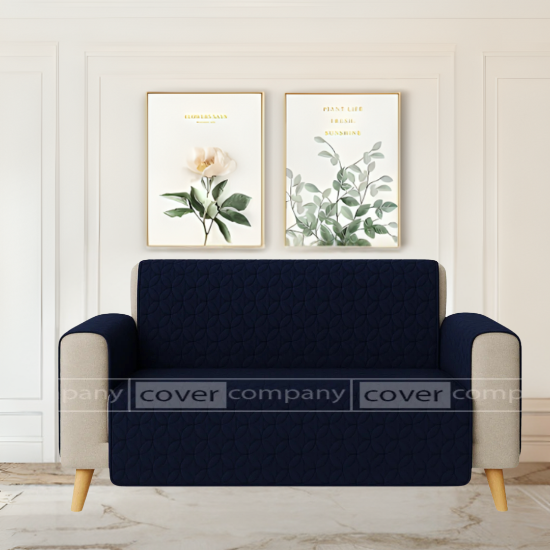 Ultrasonic Sofa Cover  (BLUE)