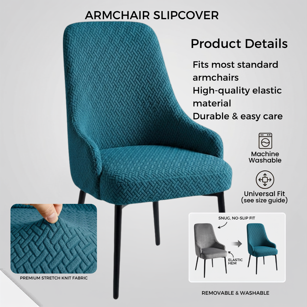 Stripe Jacquard Chair Covers -CC_D1