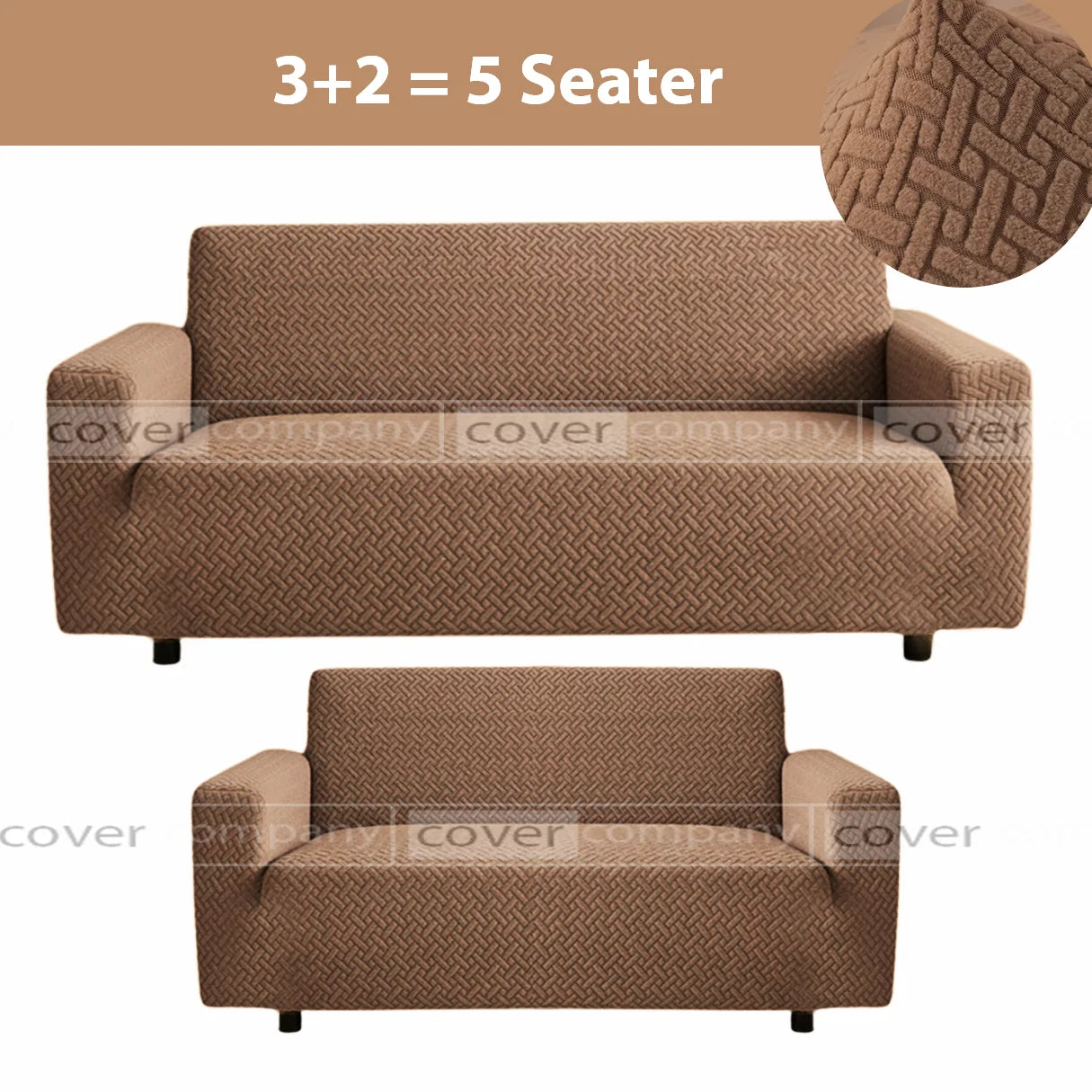 STRIPE JACQUARD SOFA COVER MOUSE