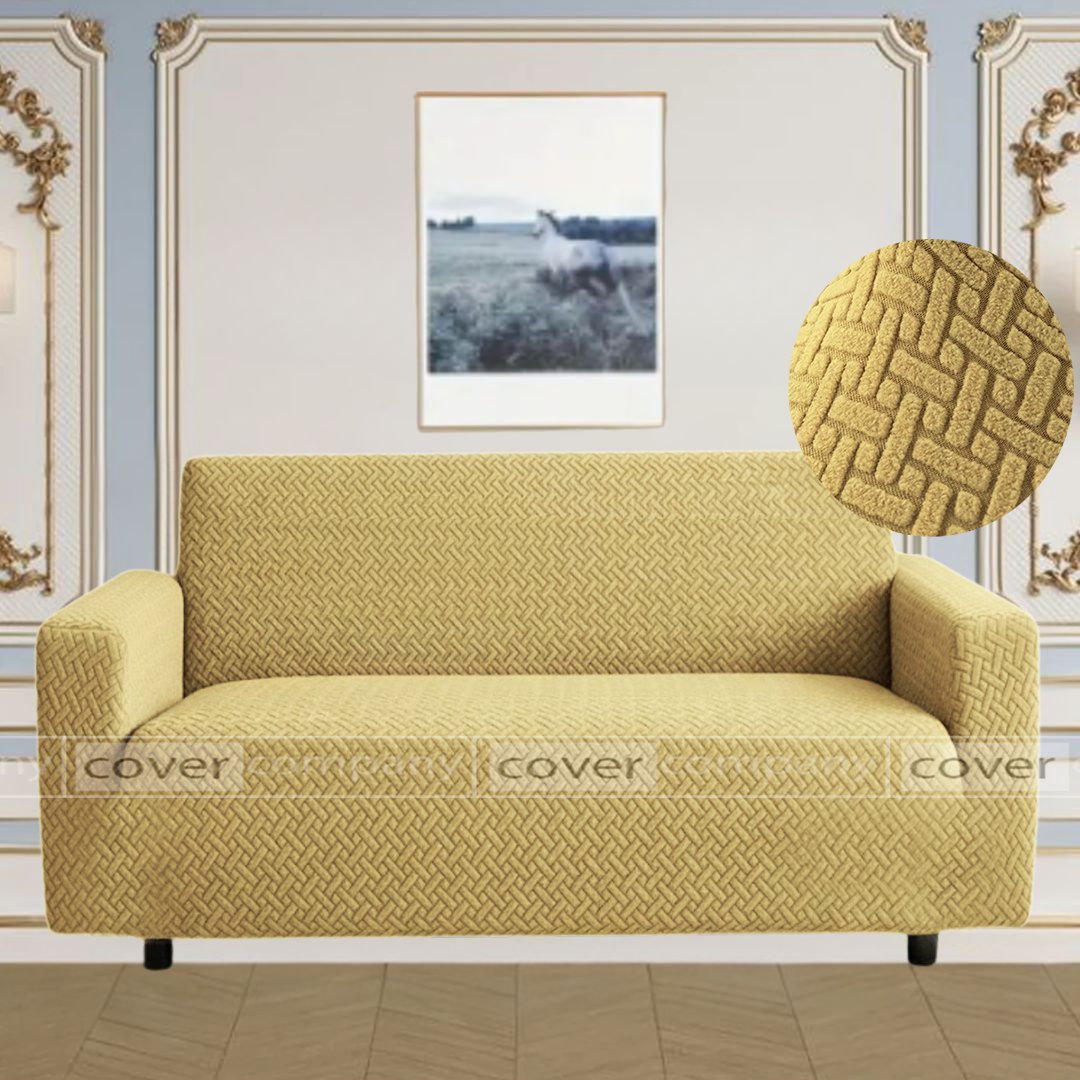 STRIPE JACQUARD SOFA COVER SKIN