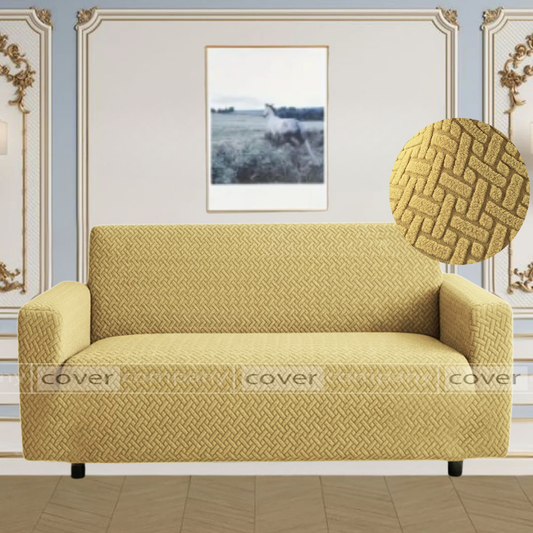 STRIPE JACQUARD SOFA COVER SKIN